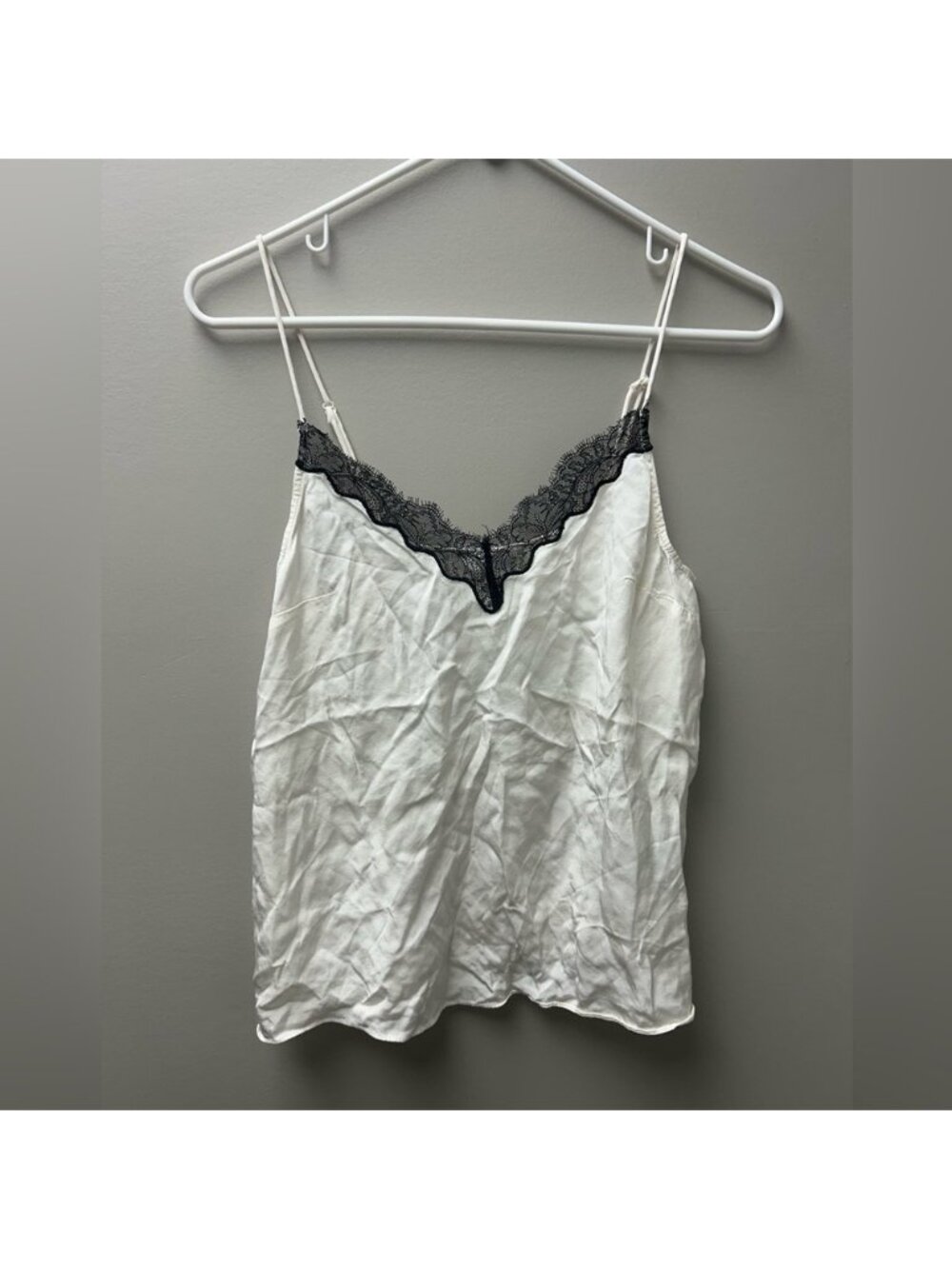 H&M Women’s Black Lace Trimmed Camisole